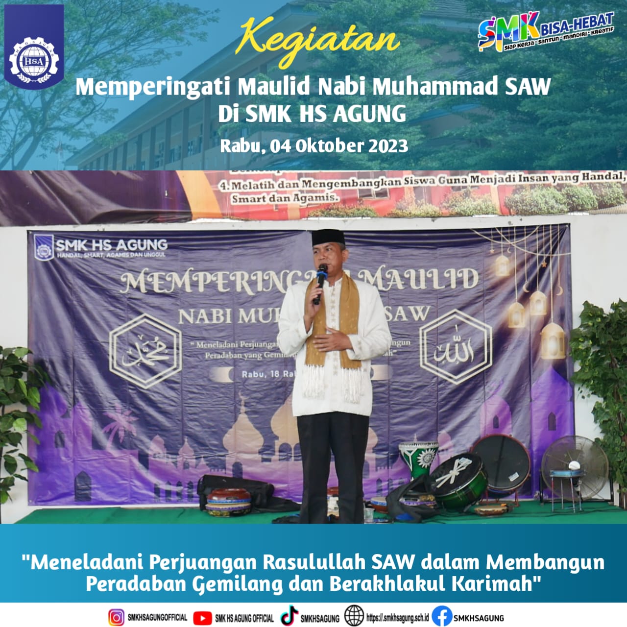 Penampilan Memperingati Maulid Nabi Muhammad SAW