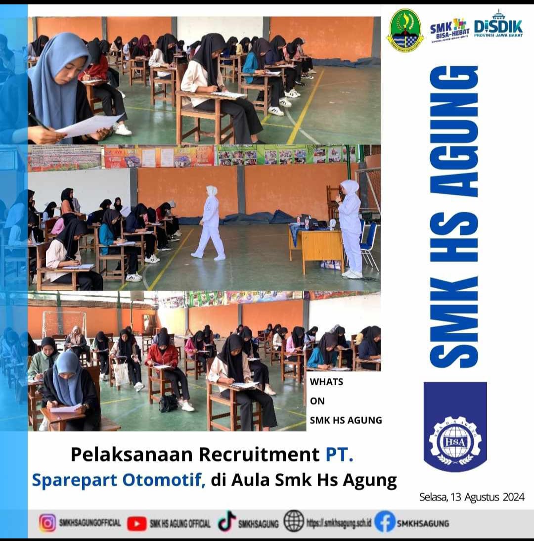 Pelaksanaan Tes Rekrutmen PT. Sparepart Otomotif 